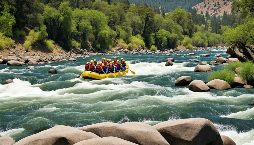 River rafting in Bidwell-Sacramento River State Park