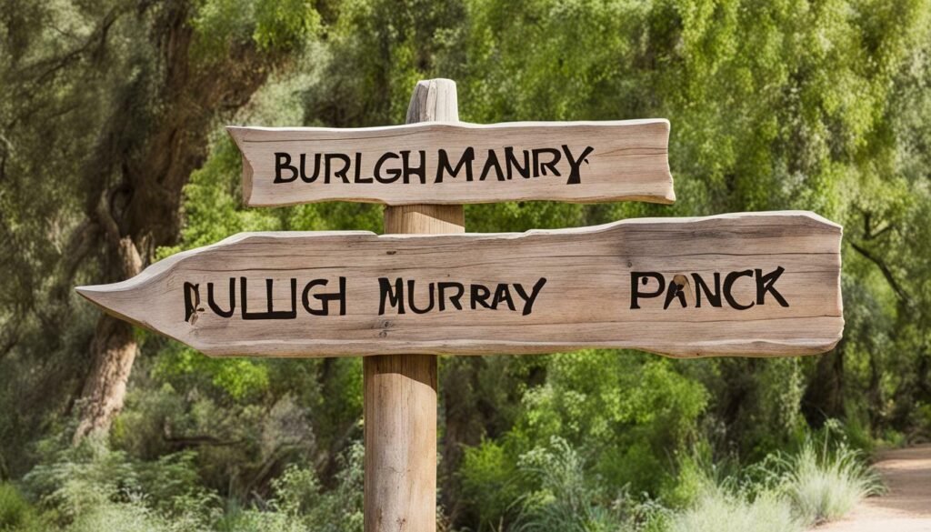 Visitor Information Sign at Burleigh Murray Ranch State Park
