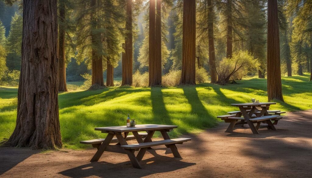 picnic area in Bothe-Napa Valley State Park