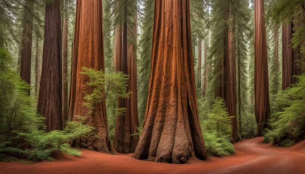 redwood trees in Big Basin Redwoods State Park