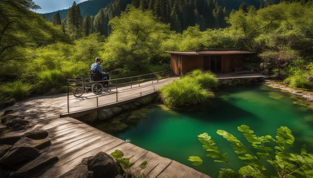 Accessibility at Grover Hot Springs State Park