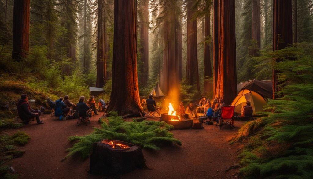 Camping Among the Giants at Grizzly Creek Redwoods State Park