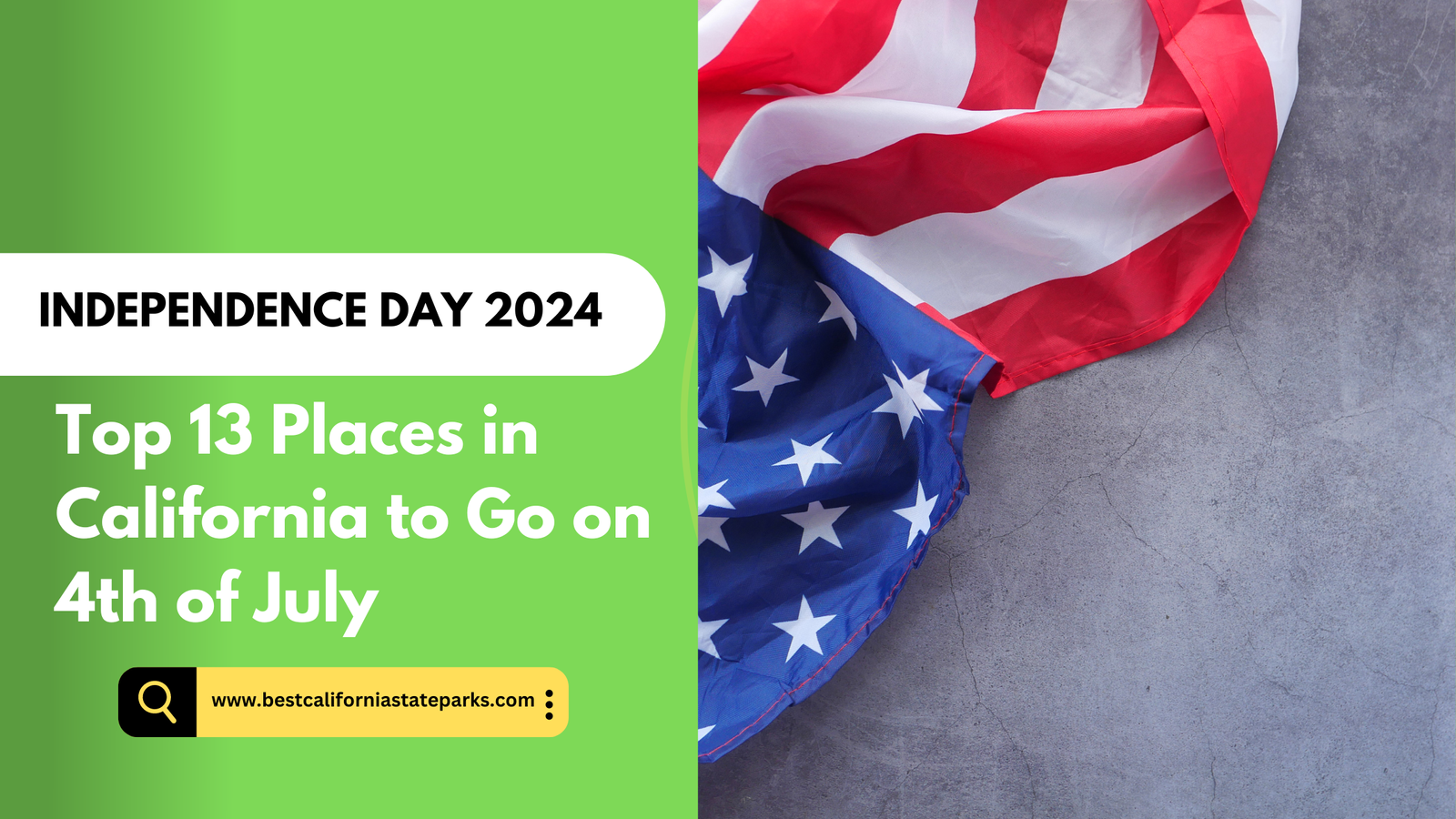 places in california to go on 4th of july