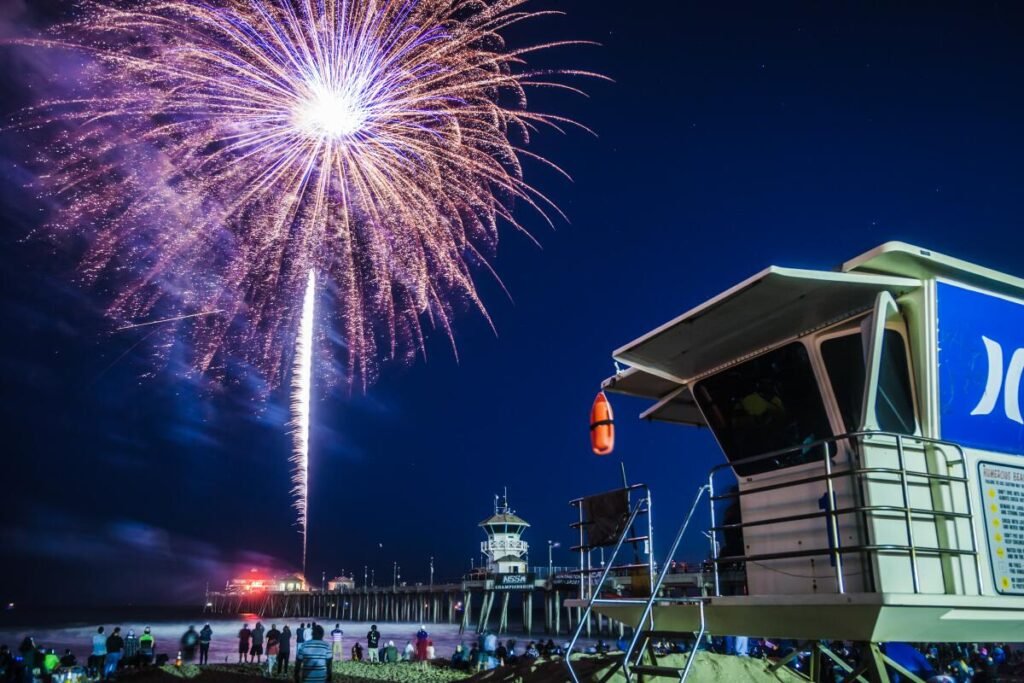 places in california to go on 4th of July