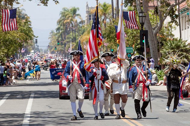 places in california to go on 4th of july